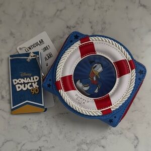 Loungefly Disney Donald Duck Blue and Red Lifebuoy Wallet
